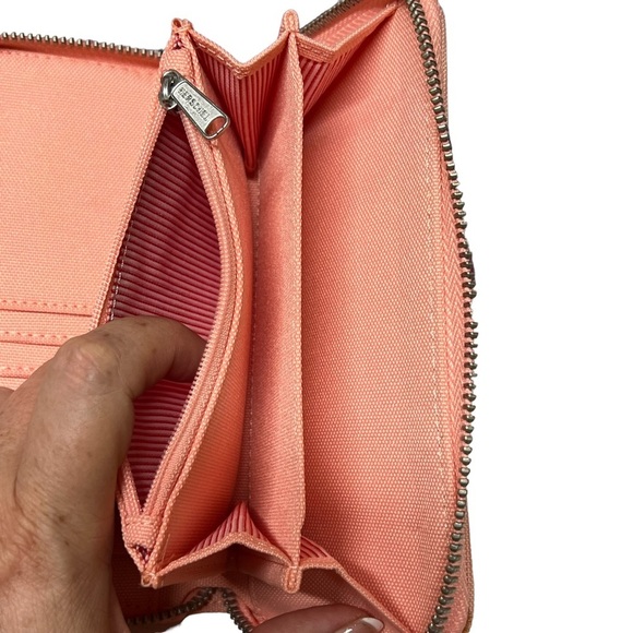 Herschel Supply Company Pink Pineapple Zipper Wallet - Picture 5 of 6